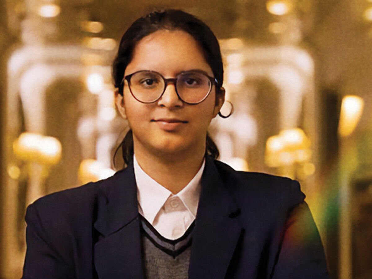 Portrait of Suhani Chauhan, winner of the Pradhan Mantri Rashtriya Bal Puraskar 2024
